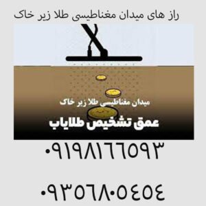 راز های میدان مغناطیسی طلا زیر خاک